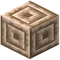 Smooth Ringed Raw Iron Block