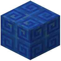 Spiraled Lapis Block