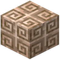 Spiraled Raw Iron Block