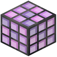 Square Magenta Stained Glass
