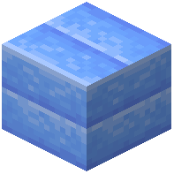 Stacked Blue Ice Bricks