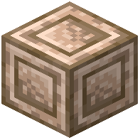 Thick Inlayed Raw Iron Block