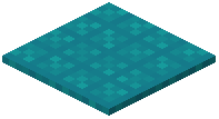 Tiled Cyan Carpet