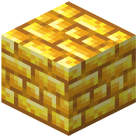 Tiny Raw Gold Block Bricks