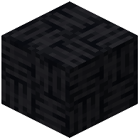 Tripped Black Wool