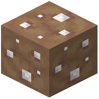 White Spotted Brown Mushroom Block