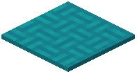 Woved Cyan Carpet