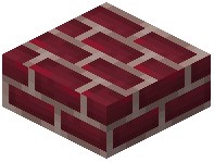Maroon Brick Slab