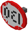 Max Speed 130 Sign