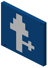 Forward + Left Arrow Sign