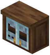 Brown Glass Cabinet