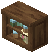 Brown Open Cabinet