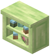 Lime Open Cabinet