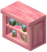 Pink Open Cabinet