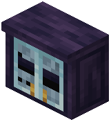 Purple Glass Cabinet