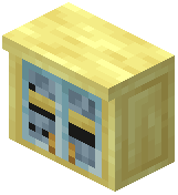 Yellow Glass Cabinet