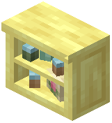 Yellow Open Cabinet