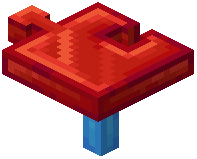 Red Puzzle Piece Table