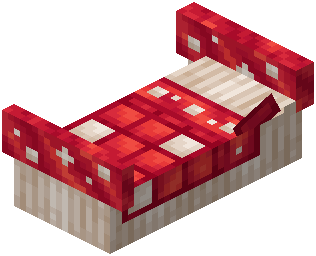 Red Mushroom Bed