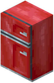 Red Retro Fridge