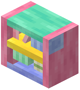 Pastel Wooden Block Bookshelf