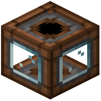 Brown Copper Glass Encased Shaft