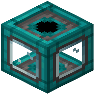 Cyan Copper Glass Encased Shaft
