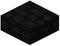 Black Cobblestone Brick Slab