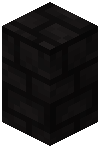 Black Cobblestone Brick Wall