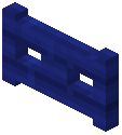 Blue Bamboo Plank Fence Gate