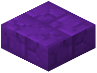 Purple Cracked Stone Brick Slab