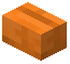 Orange Wooden Button