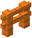 Orange Wooden Fence