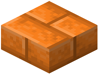 Orange Stone Brick Slab