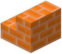 Orange Brick Stairs