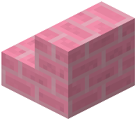 Pink Brick Stairs