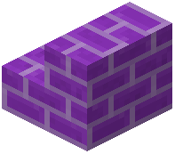 Purple Brick Stairs