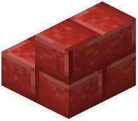 Red Stone Brick Stairs