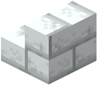 White Stone Brick Stairs