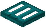 Cyan Wooden Trapdoor