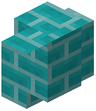 Cyan Brick Wall