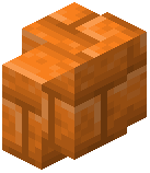 Orange Stone Brick Wall