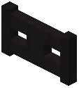Black Stripped Bark Fence Gate