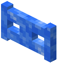 Blue Packed Ice Fence Gate