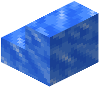 Blue Packed Ice Stairs