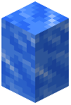 Blue Packed Ice Wall