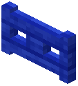 Blue Plank Fence Gate