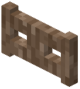 Brown Bark Fence Gate