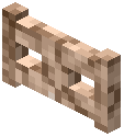 Brown Shroomlight Fence Gate