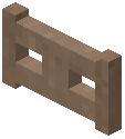 Brown Stripped Bark Fence Gate